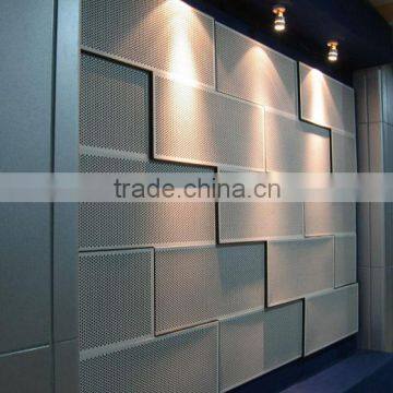 Aluminum rectangular perforated acoustic ceiling wall board(hot sale)