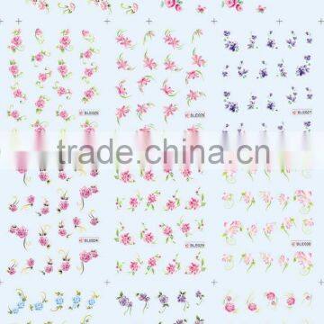 BLE Series french design water transfer nail art sticker & decals