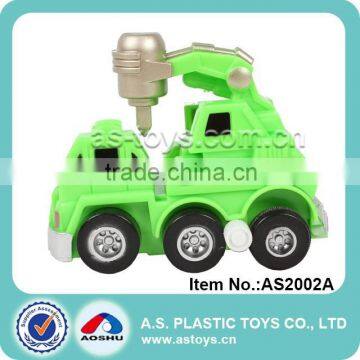 4 Style Kids Plastic Construction Wind up Truck Toy photo-4