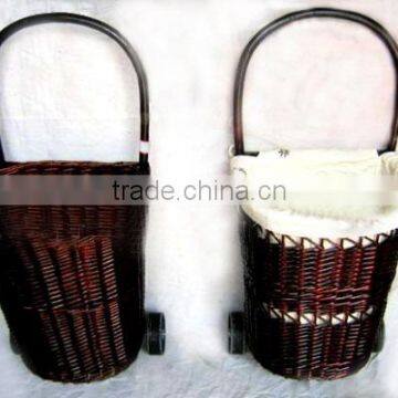shopping basket/shopping trolley/wicker basket/weave basket