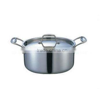 Stainless Steel Three Layer Double Ears Pots