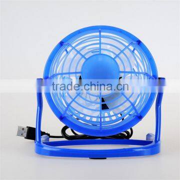 Rotate 360 degrees plastic mini usb fan promotional gift items