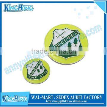 Pocket coin design magnetic golf ball marker