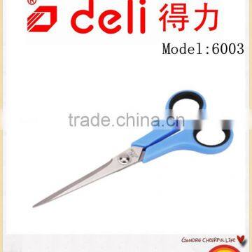 Deli Stainless steel scissors for Office Supply Model 6003 blue