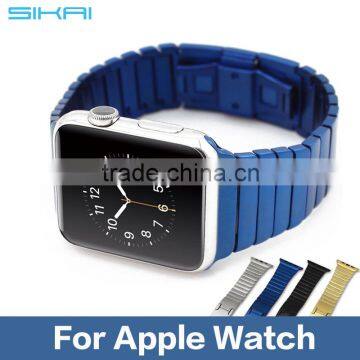 Luxury Stainless Steel Wrist Watch Band for Apple Watch