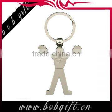 zinc alloy promotioanl sports keychain / metal person key chain