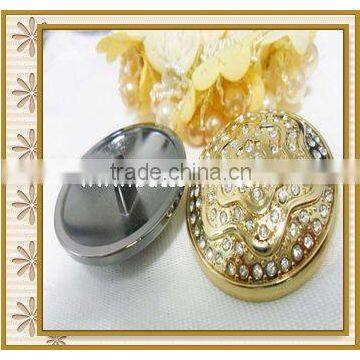 Factory wholesale metal shank buttons square
