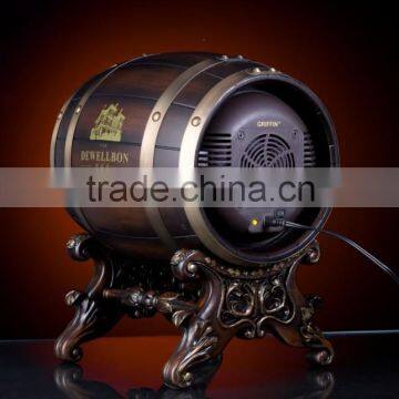 45 Bottles Double Layers Glass Door Wood Wine Cabinet photo-6