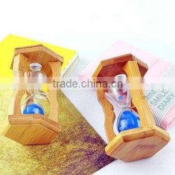 Cheap Handmade Mini Custom Logo Bamboo Hourglass photo-2