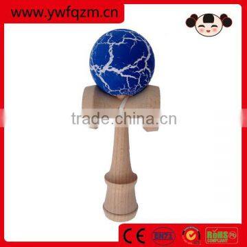 Crackle paint kendama , beech wood kendama balls,wooden kendama toy