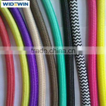 UL Listed 15ft Vintage Hanging Light Twisted Round Textile Cord photo-4