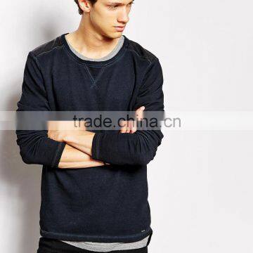 Body warmer high fleece wholesale cheap plain pullover sweatshirt for men