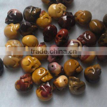 mookaite small skulls carving for bracelet