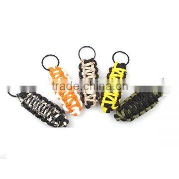 survival kit 550 cheap paracord keychain