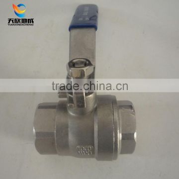 stainless steel 316 ball valve for pipe fittings 2pc/3pc