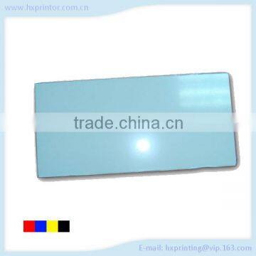 Thin steel plate plate with coated emulsion