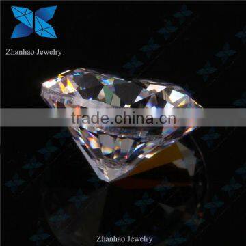 Round brilliant cut white korean cubic zirconia cz jewelry