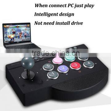 ABY 8 Direction Game Rocker Fighting Stick Arcade Joystick Turbo Function Eight Action Buttons Compatible for PC PS3 photo-4