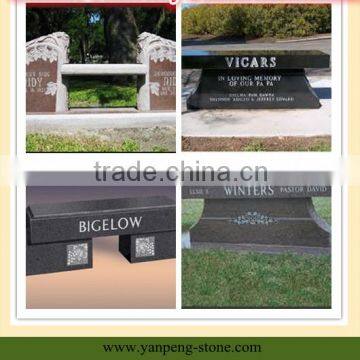 granite cemetery bench monument