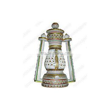 Marble Painted Small Lamp