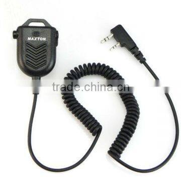 2 PIN two way radio Handheld ptt speaker Mic For BAOFENG QUANSHENG PUXING WOUXUN H777 UV5R Radio