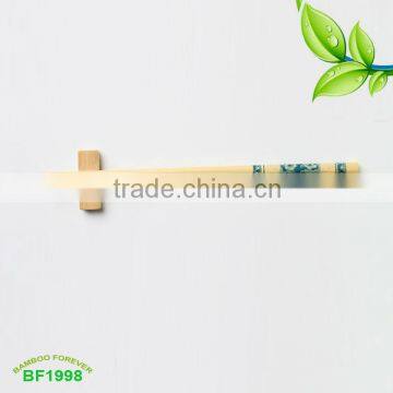 Bamboo chopsticks with print