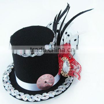 MYLOVE 9cm mini fascinator hat clock hat party MLGM035