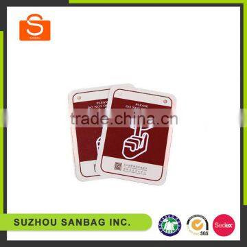 2016 jeans hangtag /hot sale new Hollow out active rfid tag price design with string