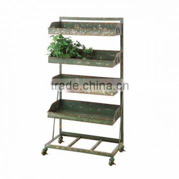 metal ladder shelf,custom metal shelf