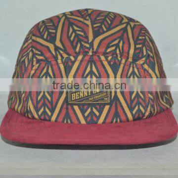 Guangzhou hat factory professional custom 100% cotton/lace pattern/white embroidery logo/flat brim hat