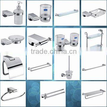 Chrome plated zinc bathroom accessory sets 8000