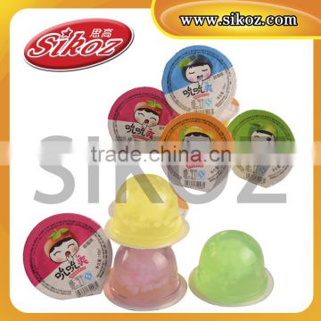 SK-V170 assorted fruit flavor jelly cup with coconut