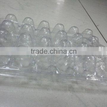 Cheap transparent plastic 24 quail egg trays