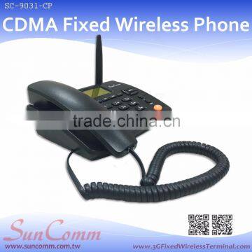 SC-9031-CP FM radio function selectable with single sim CDMA Fixed Wireless Telephone