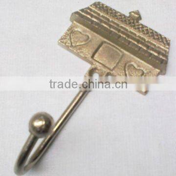 Cast Iron Hooks for clothes with Nickel Plated