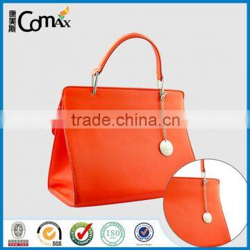 Brush Nickel Custom Solid Round Metal Handbag Pendant
