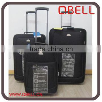 Cheap Travel Luggage Trolley Suitcase for Promotion to UK market with expandable high quality