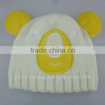 2014 knitted fashion funny winter baby knitted animal hat