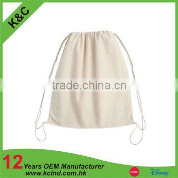 OEM Blank Cotton Drawstring Bag Gift Bag