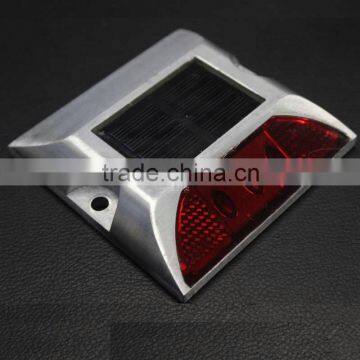 Pathway underground red led flashing IP68 aluminum led solar road stud