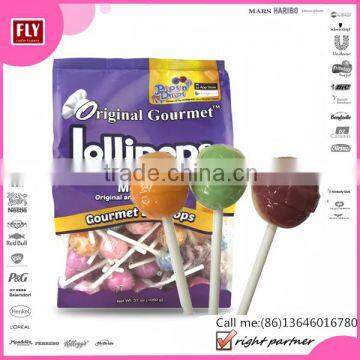 Cream Flavour Original Gourmet Big Bom Lollipop Hard Candy