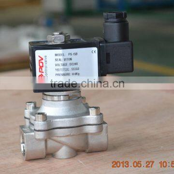 large water 12 volt hydraulic flange connection solenoid valve