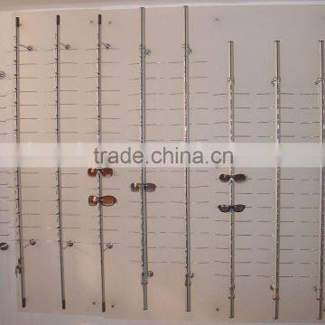 Eyewear Display Rods;wall Mounted Sunglasses Display Bars;eyeglasses Dsiplay Poles