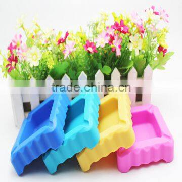 Colorful eco-friendly silicone ashtray