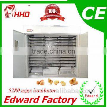 HHD Automatic High Quality and Best Price High Hatching Rate 5280 Eggs Industrial Egg Incubator Price CE Approved