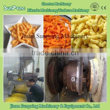 Automatic Extruded Corn Grits Kurkure Snacks Extruder Machine