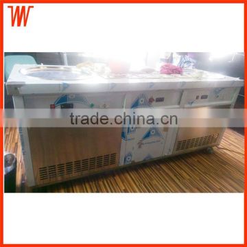 Double pan fry ice cream machine wholesale