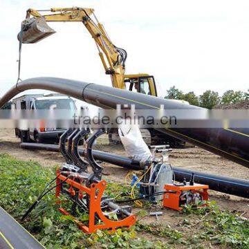 PE80/PE100 Polyethylene Pipe for Gas Supply black with yellow stripes