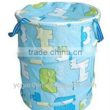 canvas pop up leaves bag with zipper cover