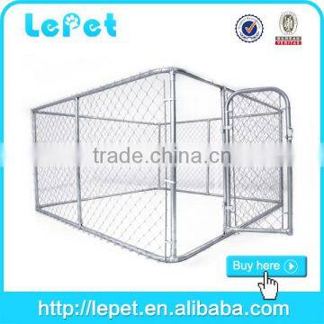 Large Outdoor 10x10x6 ft Galvanized Chain Link Classic Dog Breeding Cages photo-2